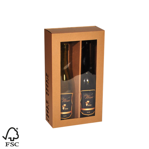 Geschenkdoos "For You" 2 flessen- Naturel 